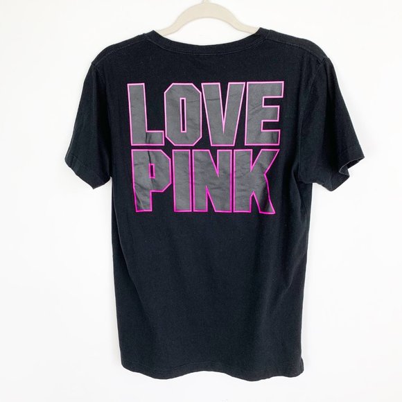 ❌ SOLD PINK Victoria's Secret Black shirt - Picture 4 of 6
